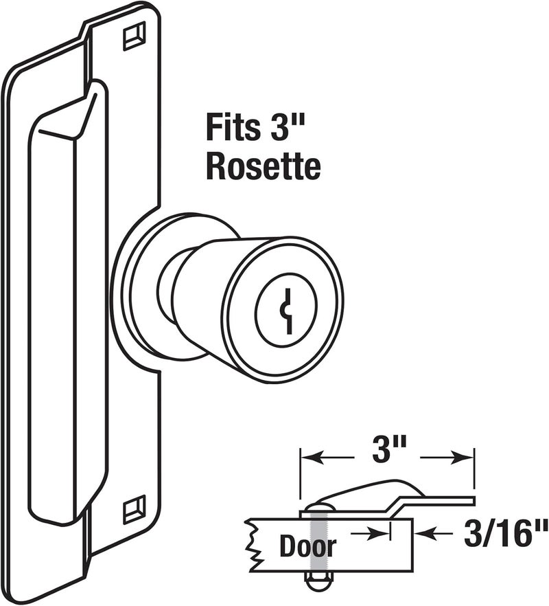 PRIME-LINE Defender Security U 9496 Latch Guard Plate Cover - Image 4